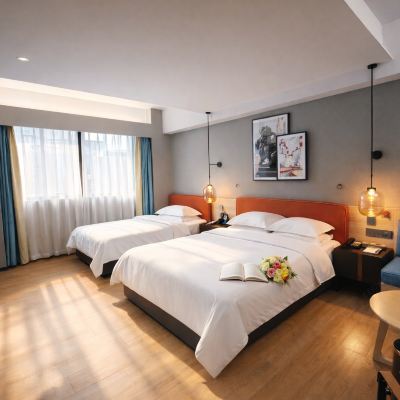 行政雙床房『舒適採光』 麗怡酒店（汕頭1981萬象城高鐵站店）優惠