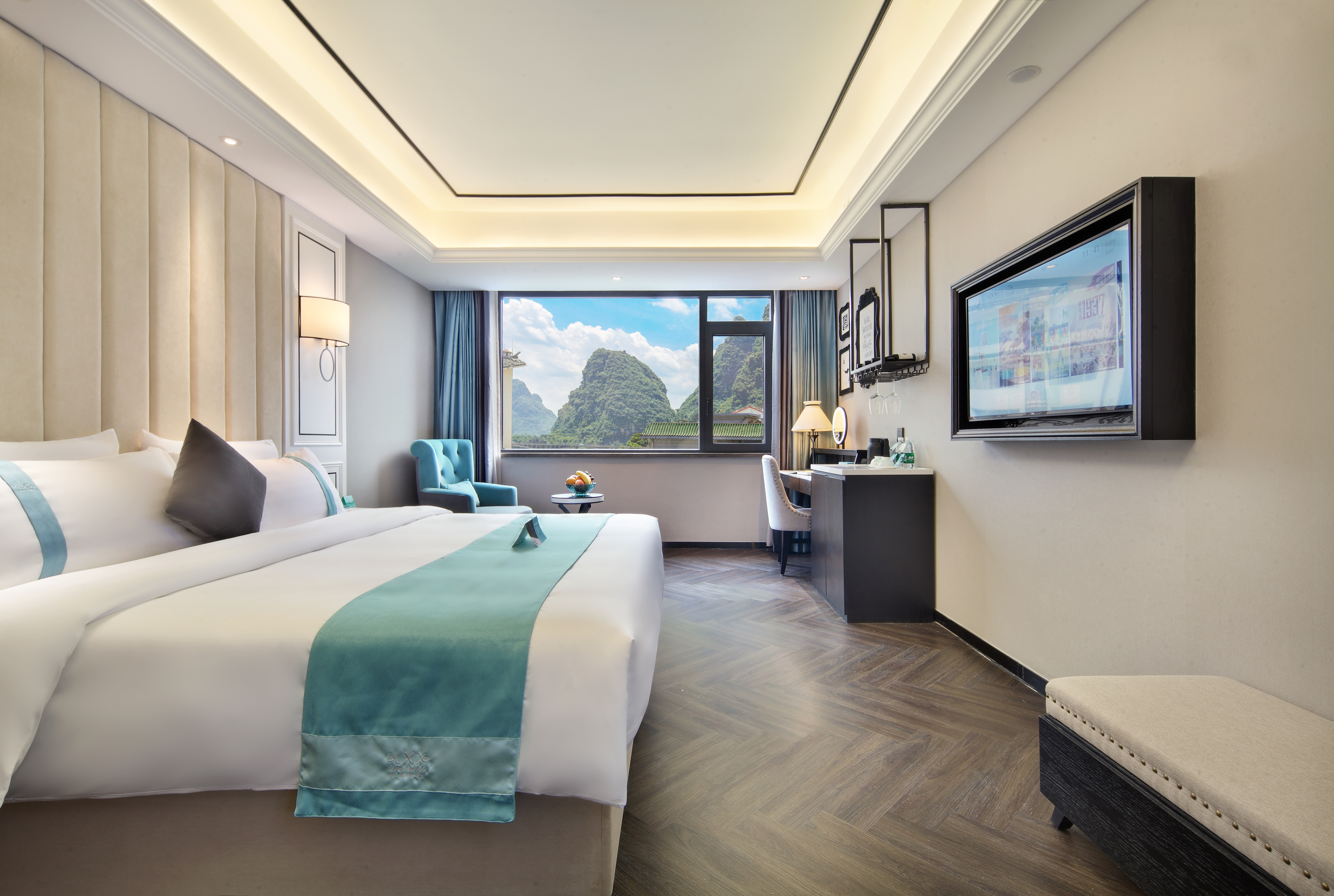 希岸商务大床房（经典优雅｜智慧客控｜风尚投屏）