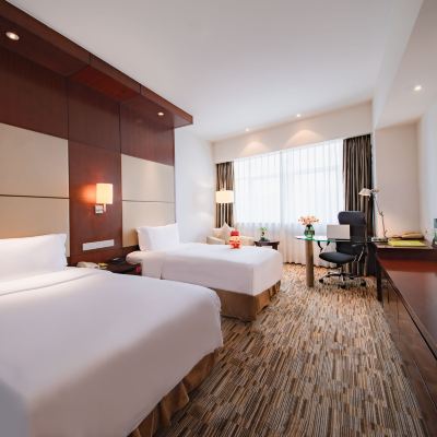 豪華雙床房 杭州蕭山眾安假日飯店優惠