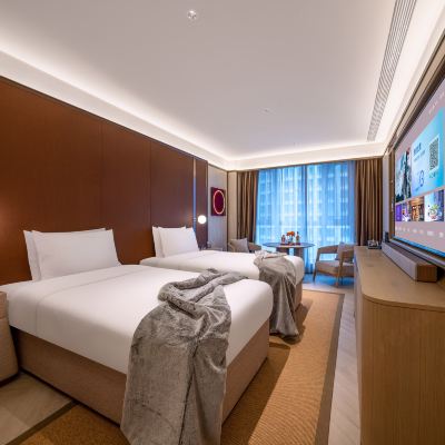 行政雙床房（深泡浴缸+小冰箱+加濕器+香薰晶石） 桔子水晶蘭州西站中天健廣場飯店優惠