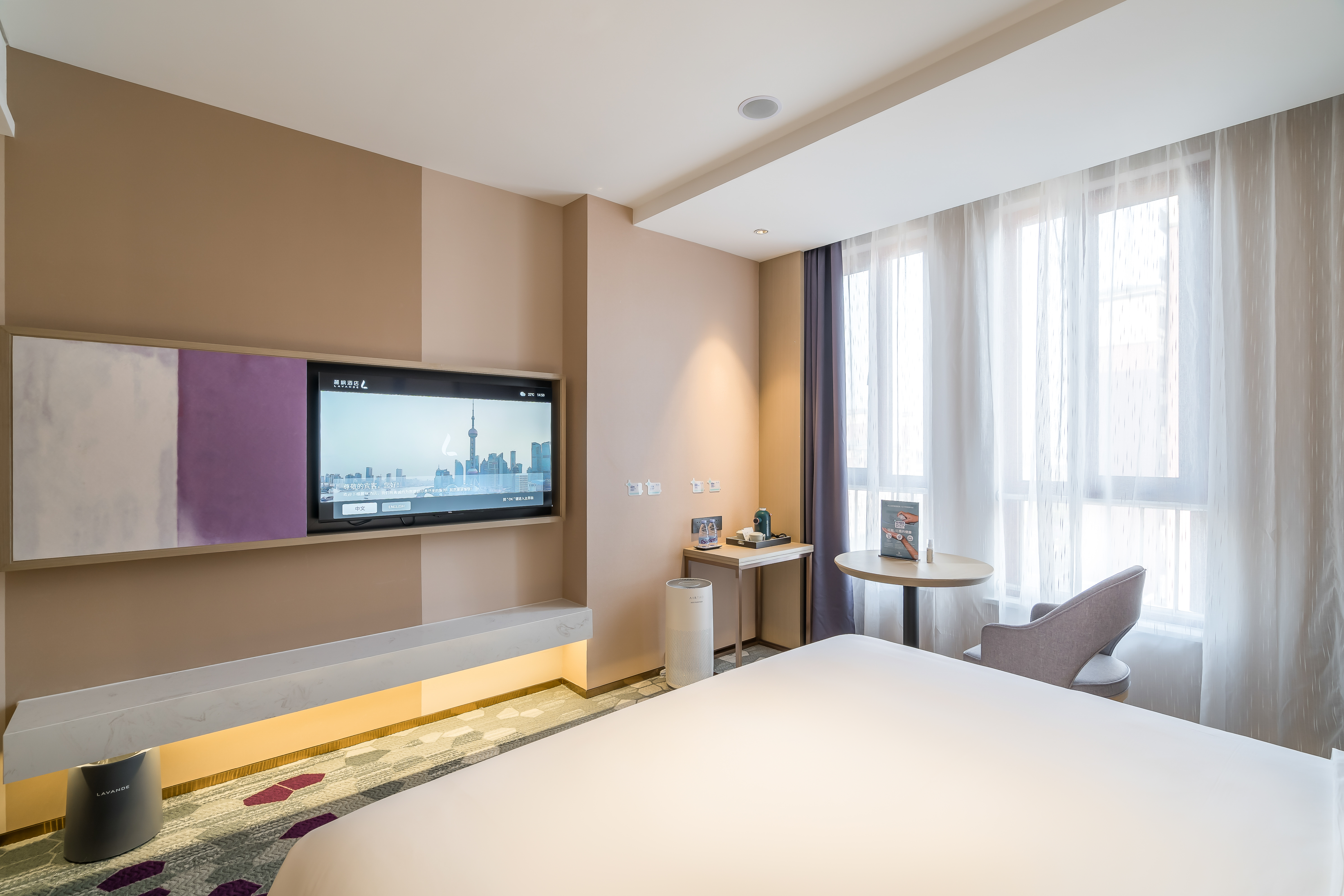 纯净自然大床房（杀菌模块+除蟎仪+空气净化）