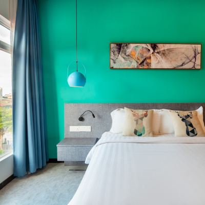 豪華雙人床房 蘋果酒店 檳城時代廣場優惠