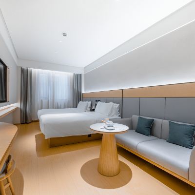 雙床房（手機投屏+智能客控+小冰箱） 全季飯店（上海大學滬太路店）優惠