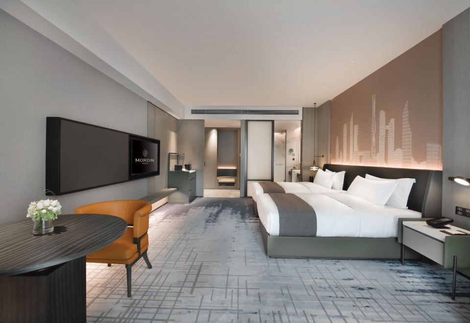 高級園景雙床房