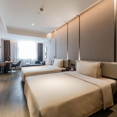 幾木親子雙床房（小冰箱+電視投屏+深睡枕2個） 蘇州觀前街亞朵飯店優惠