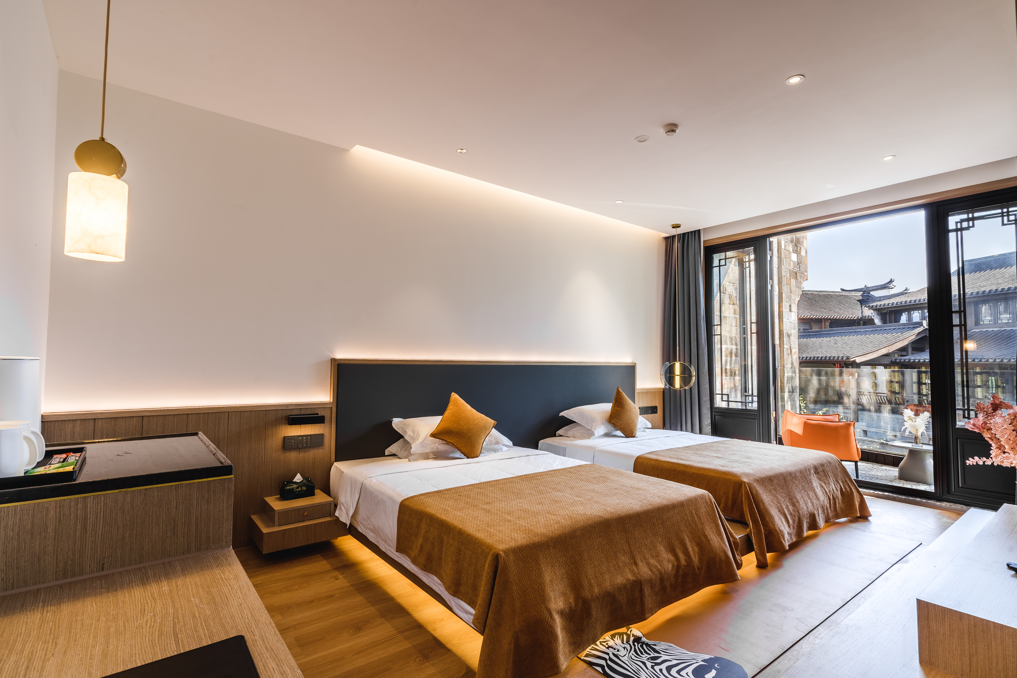 河景庭院恒温私汤一室一厅套房