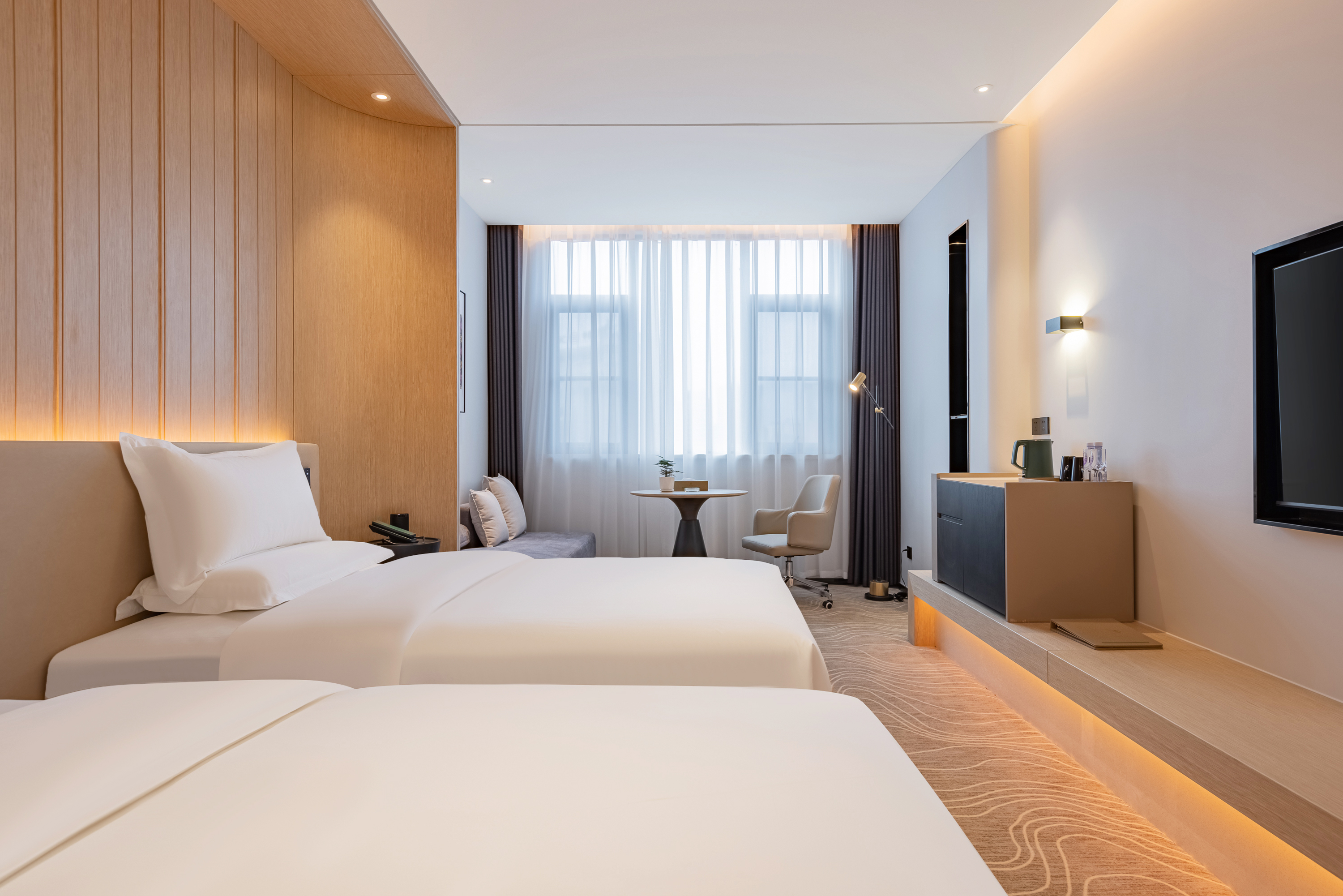 臻享·雅致双床房（智能客控+迷你冰箱）