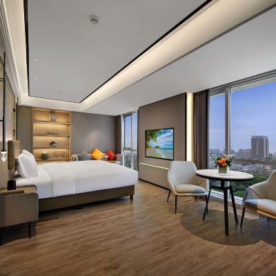 荷塘月色行政大床房 上海國際旅遊度假區荷逸唐飯店優惠