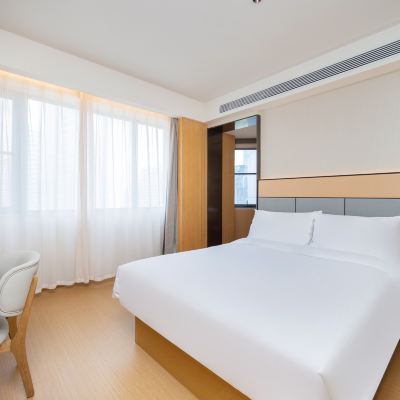 大床房【65寸智能投屏+好物茶具+舒適床品】 全季飯店（福州五四路溫泉店）優惠