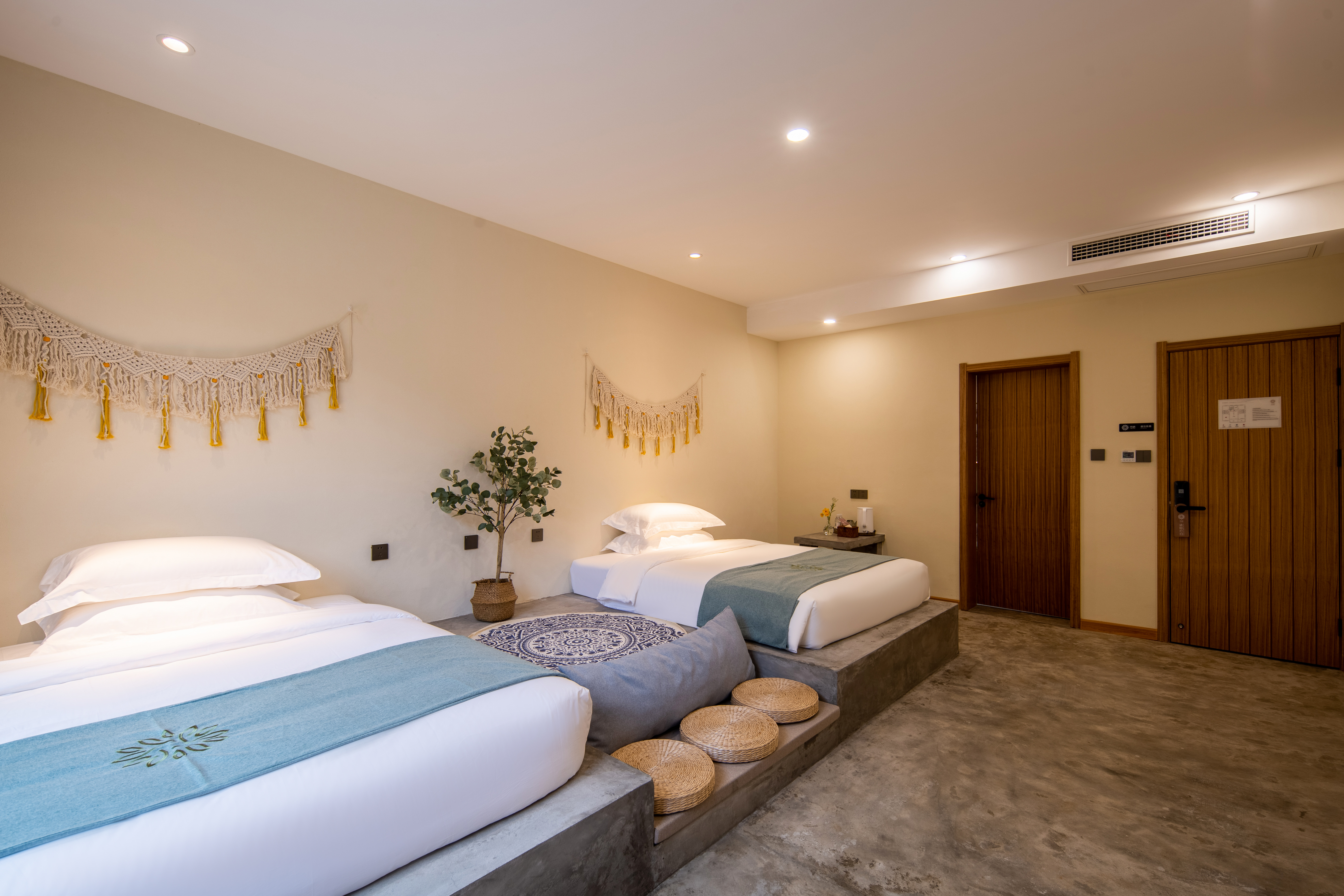 望月·榻榻米双床房·山景