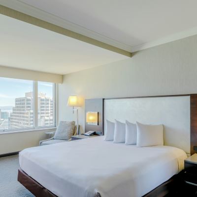 行動/聽力無障礙景觀特大床房（帶淋浴） 舊金山聯合廣場希爾頓飯店優惠