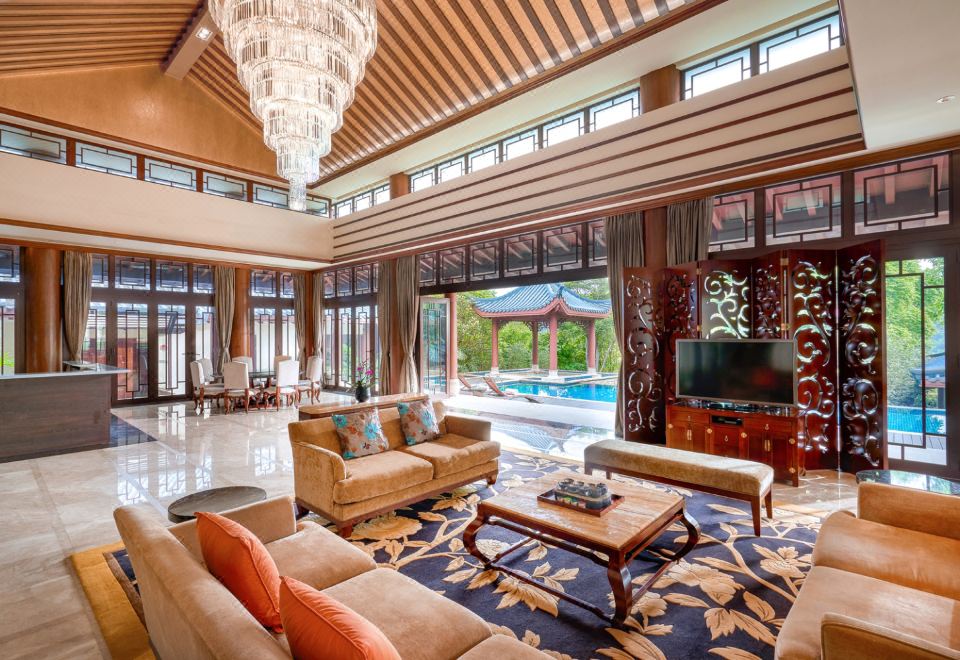 四臥C型別墅-獨立溫泉泡池及泳池