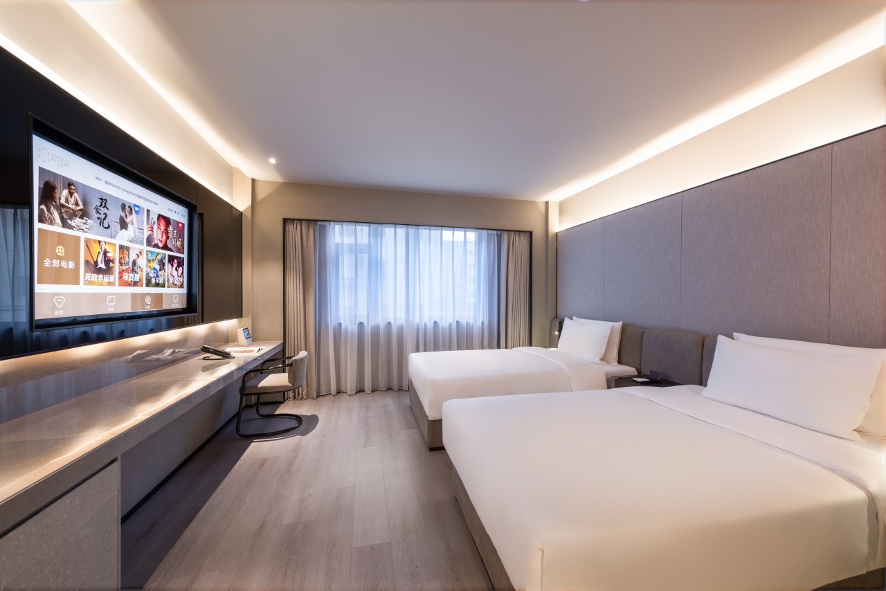 Crystal Orange Beijing JiuXianQiao行政双床房（小冰箱＋深度睡眠枕）