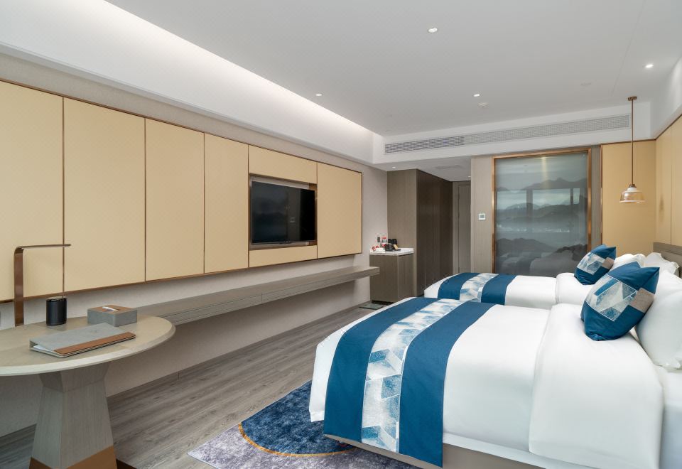 街景豪华双床房