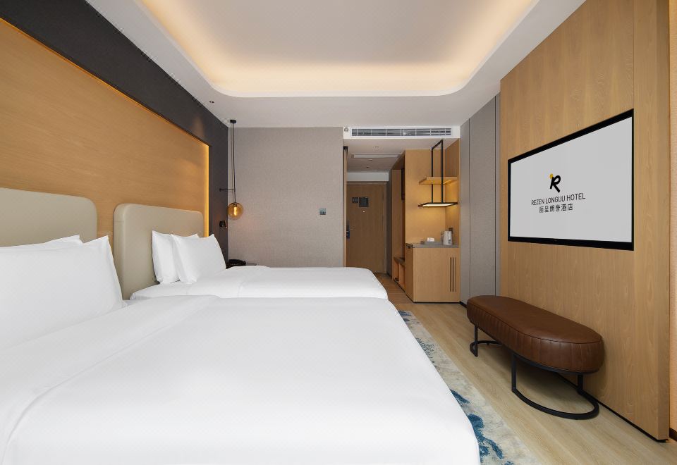 羊城印象轻奢双床房（广州塔景+静谧空间+迷你冰箱）