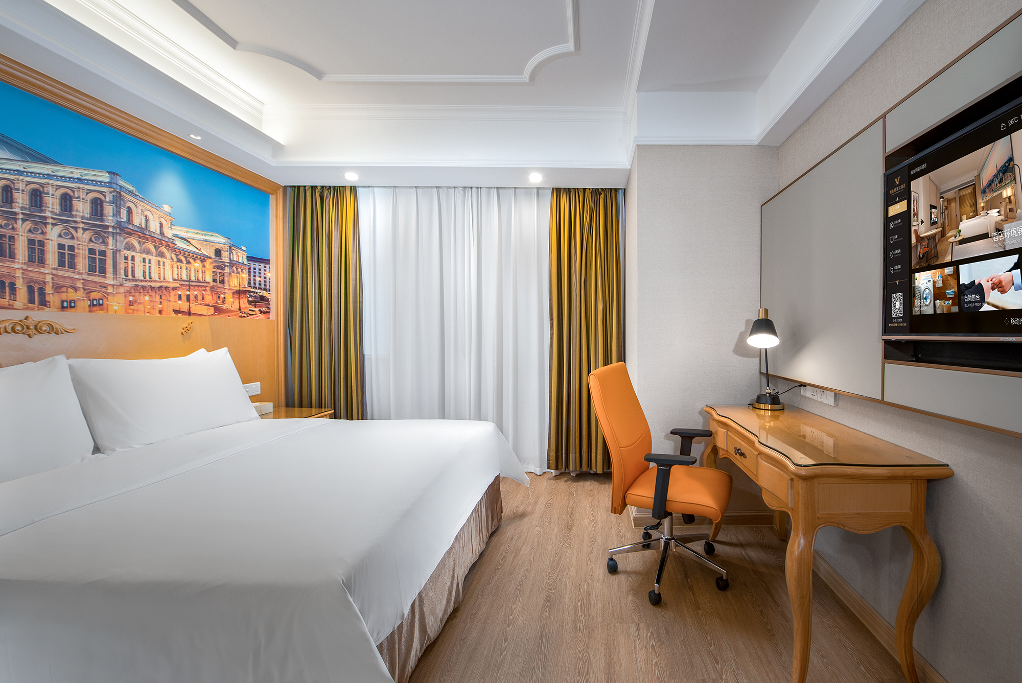 雅致&舒眠 | 高級大床房 [云珀沐境+零壓裸睡級床品]