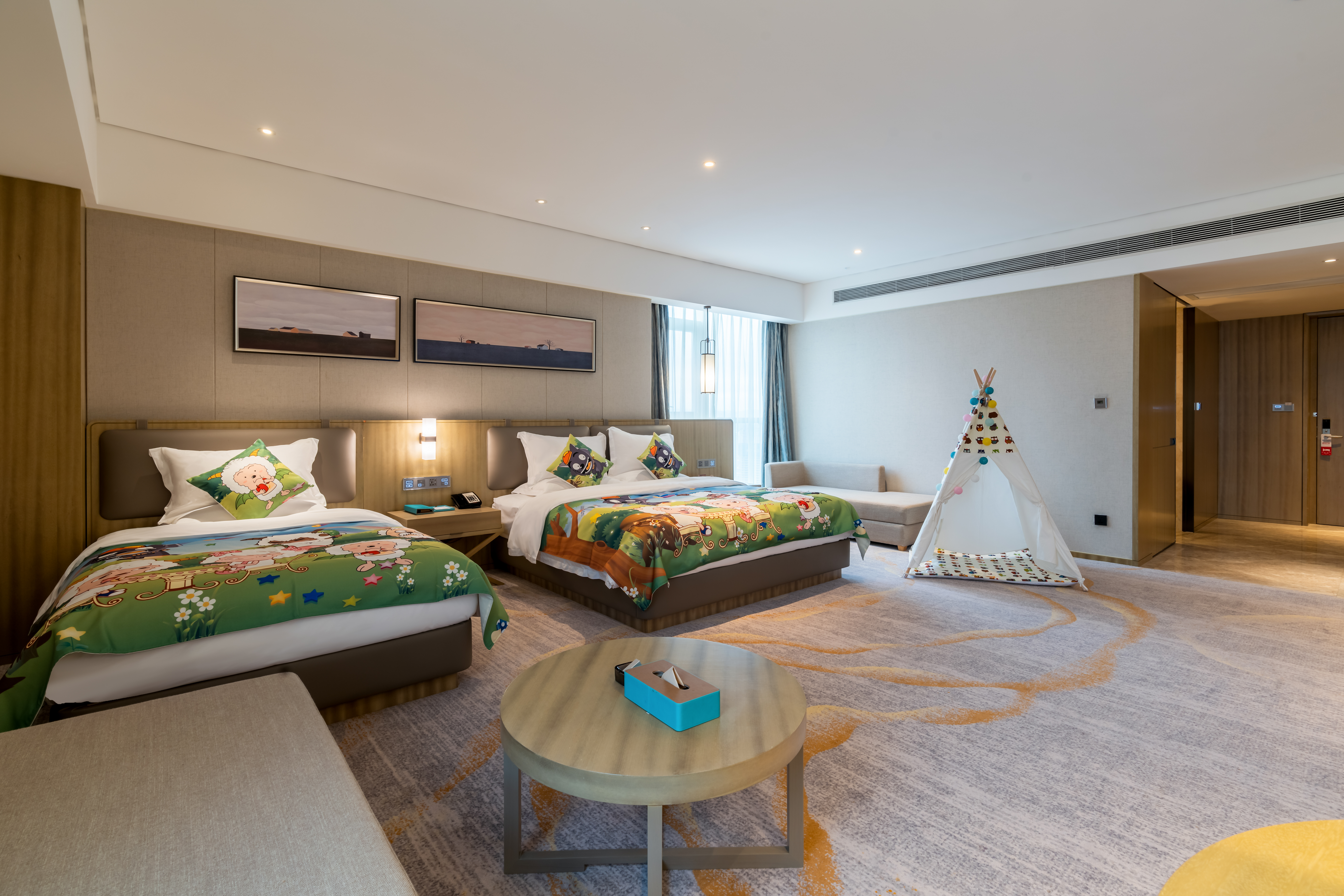 親子主題房喜羊羊