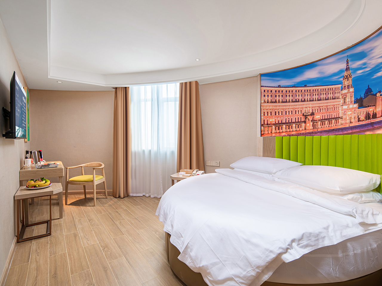 浪漫圆床房（小度全屋智能+安睡荞麦枕）