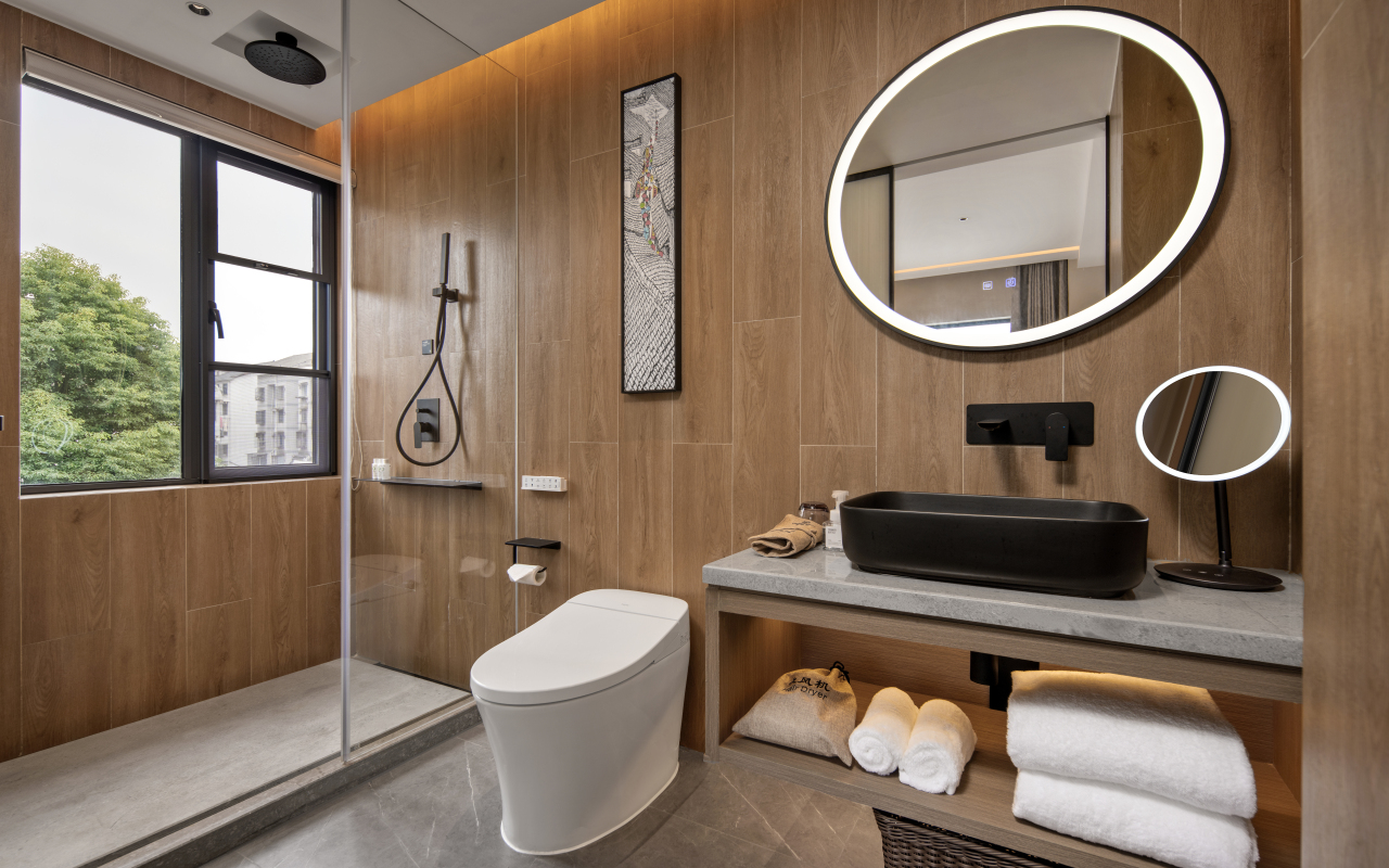 水乡月色·观景大床房（落地窗+180度翻转电视柜）