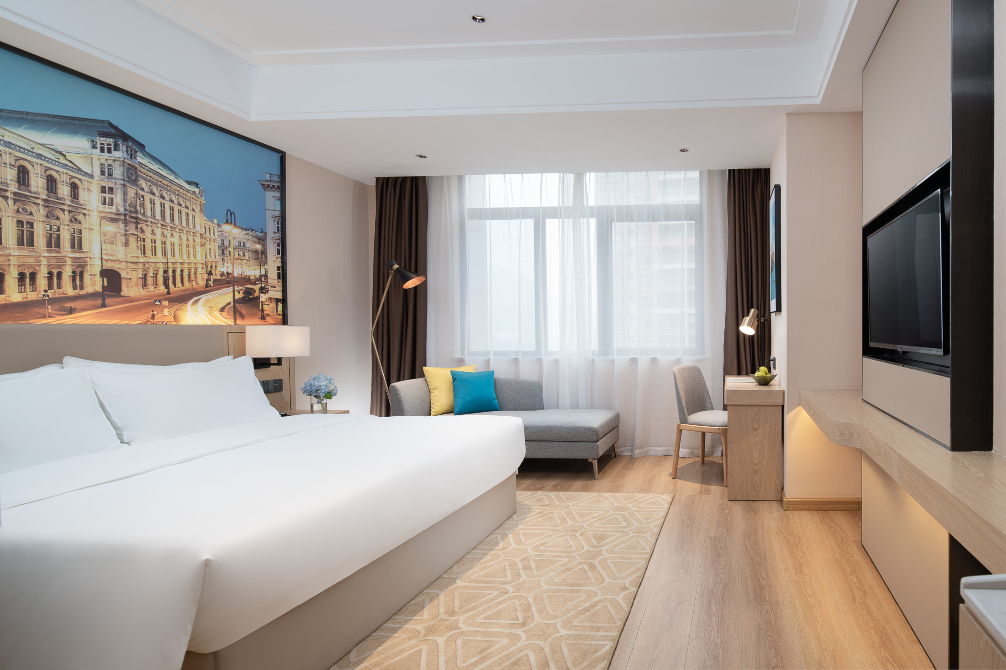 棋牌大床房（悠然舒睡·全自动麻将桌）