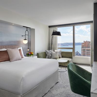 Mobility Hearing Accessible Deluxe King Room With Water View With Roll In Shower HOTEL 1000, LXR HOTELS & RESORTS Promo Code