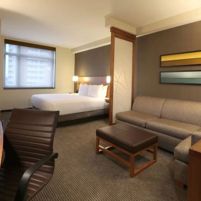 無障礙特大床房帶淋浴 紐約法拉盛/拉瓜地亞機場凱悦嘉軒酒店優惠