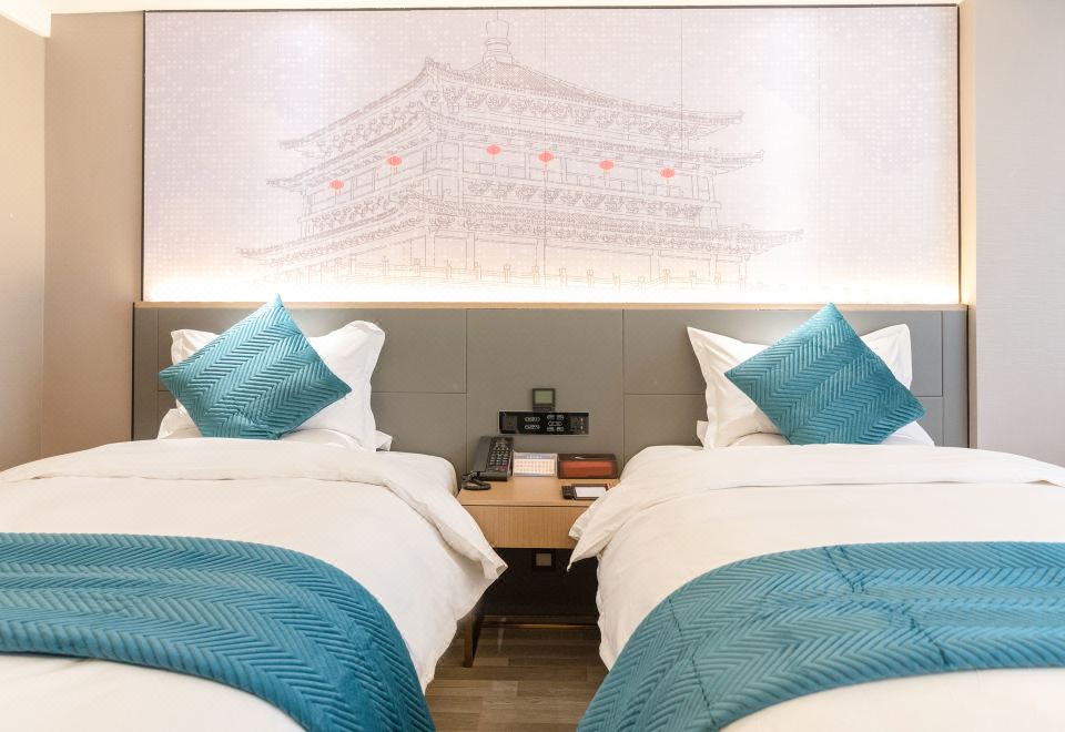 凈化輕雅雙床房