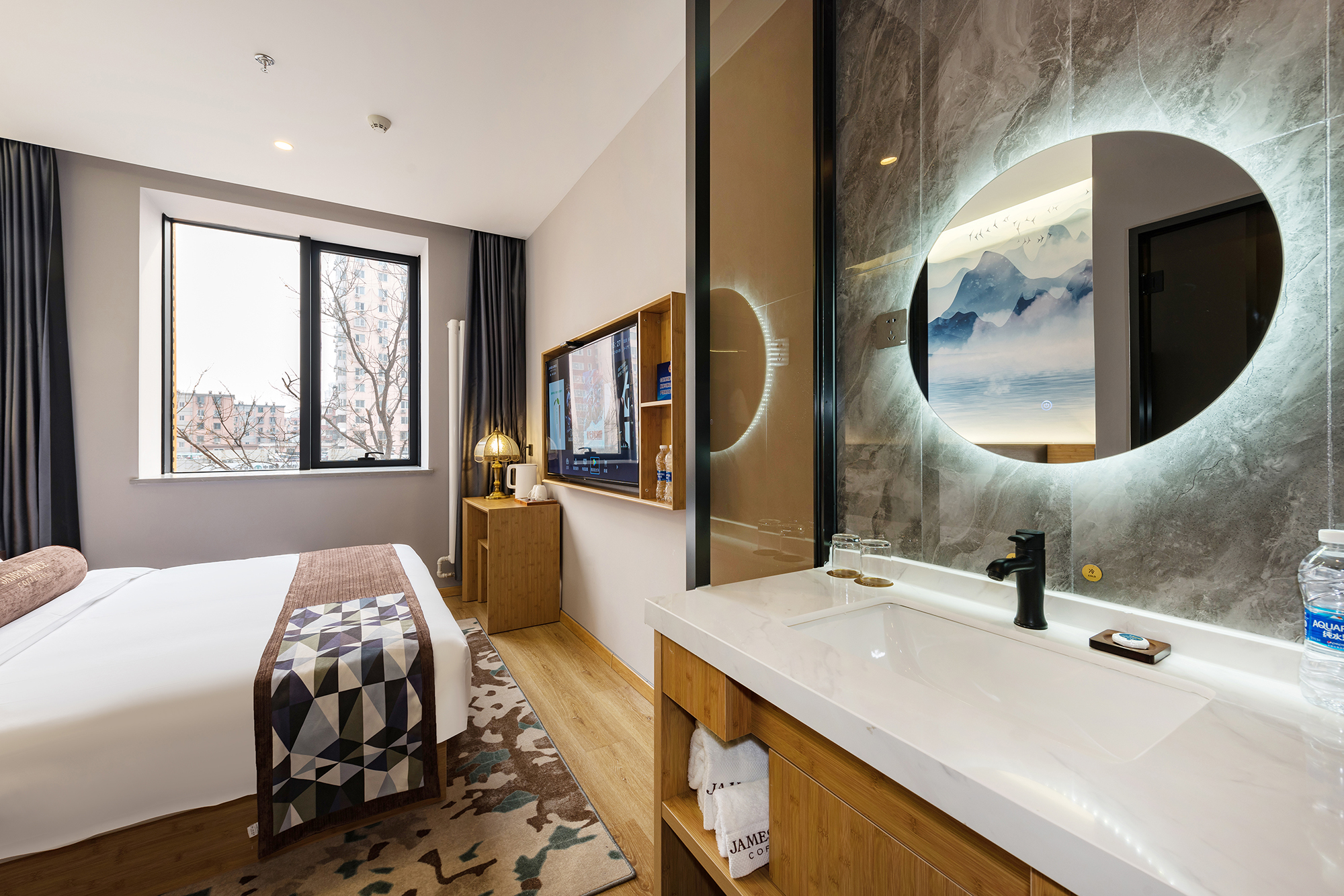 啡凡高级大床房（电视投屏+乾湿分离）