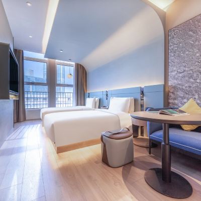 幾木雙床房（智能客控+深睡枕+智能馬桶+小冰箱+可投屏65寸電視） 天津濱江道恆隆廣場亞朵S飯店優惠