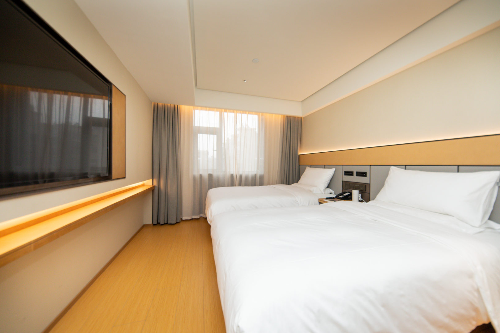 舒压双床房【禅意茶具｜小冰箱】