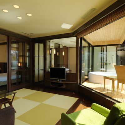 精緻套房（配備室外浴缸） 支笏湖鶴雅度假溫泉飯店水之謌優惠