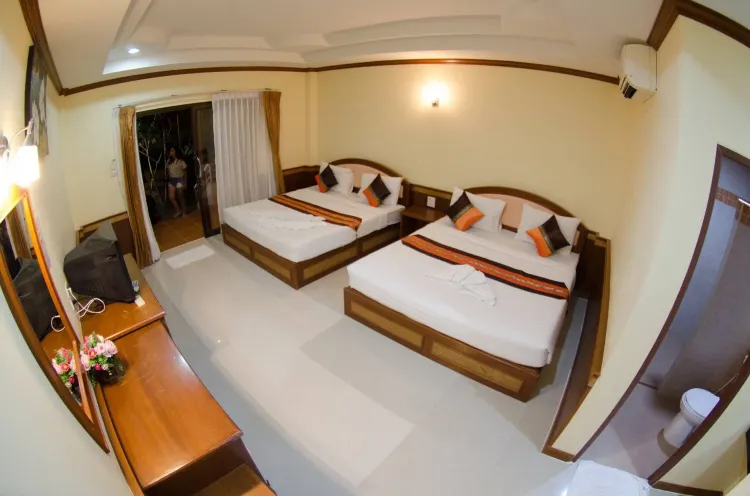 ห้องแฟมิลี่ พร้อมวิวสวน