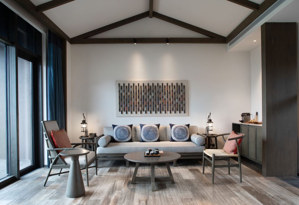 Wanda Jin Hotspring DanzhaiCourtyard Villa (Soaking tub)