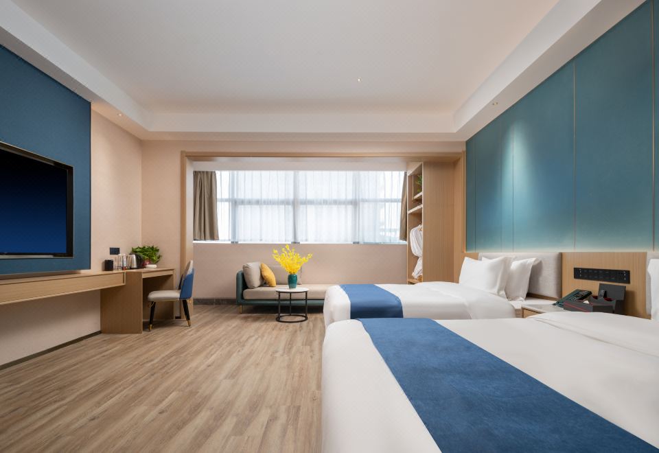 豪华标间（全景落地窗+贵妃沙发+深睡床垫）