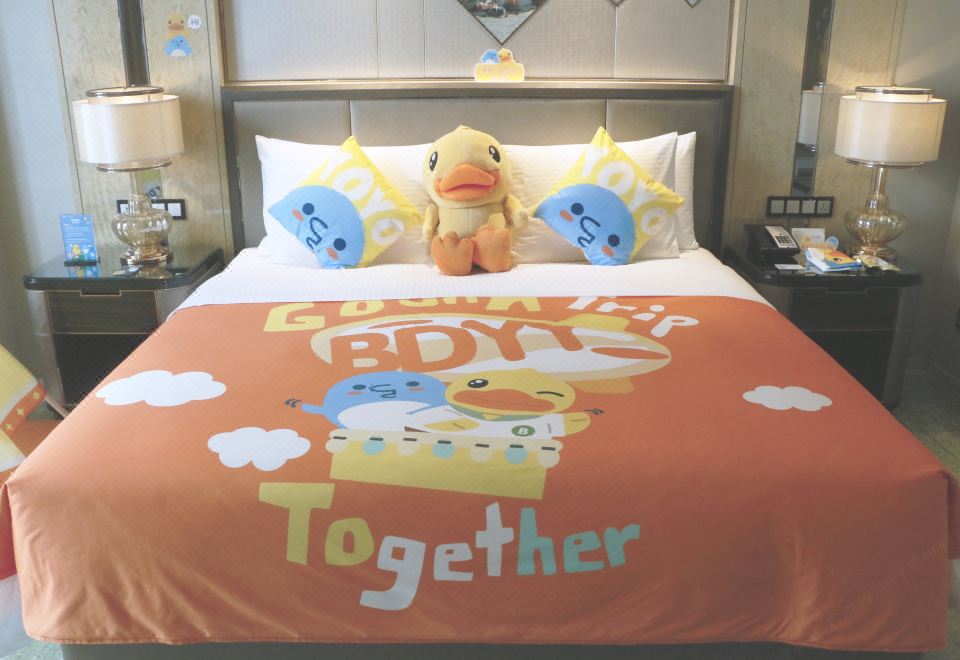 Bduck親子房（小童主題+深睡床墊+靜音加濕器）