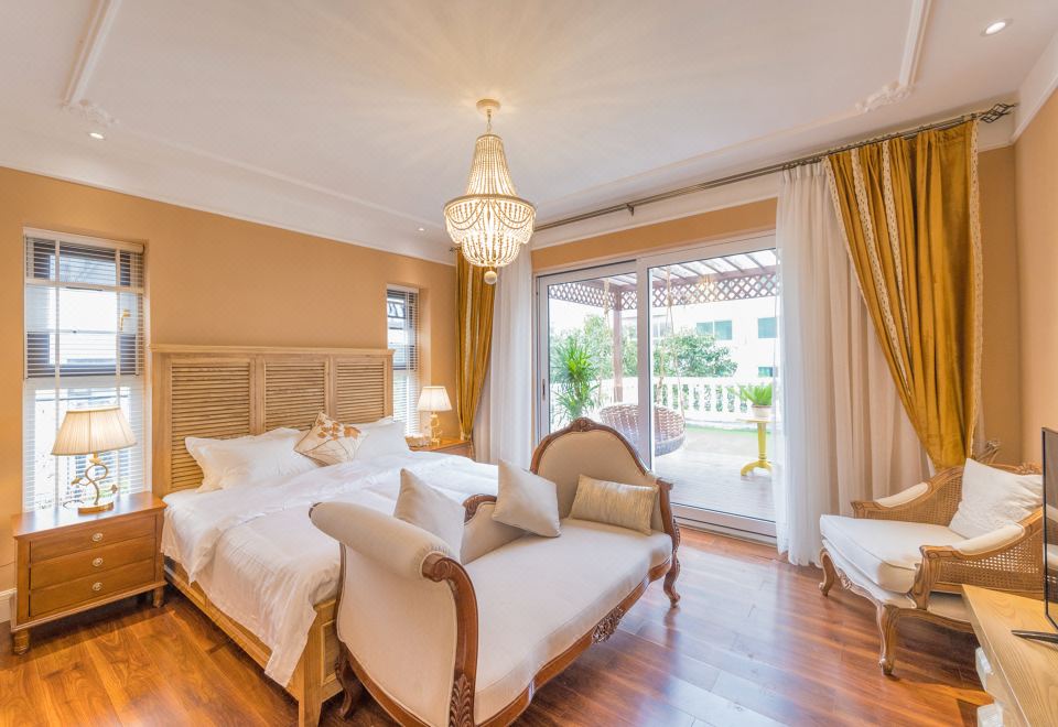 Greece露台·私享奢華大床房+電視投屏