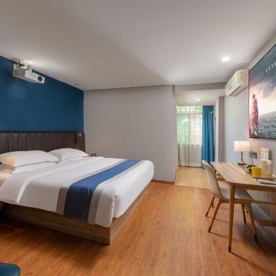 影視大床房[零壓床品] 悅巢飯店（深圳北站店）優惠