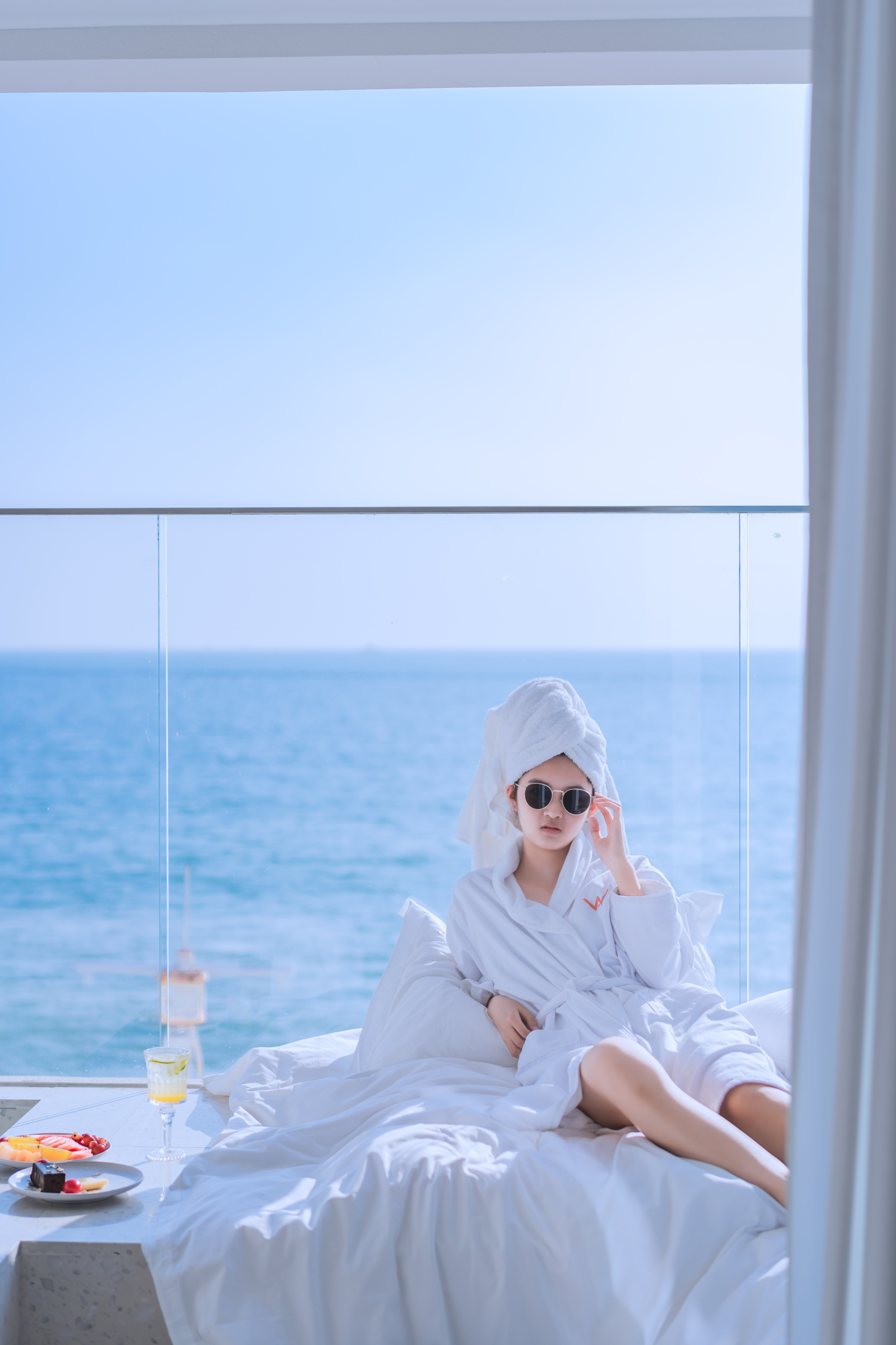 候潮·海景阳台泡池大床房（海景视野无敌+投影+冰箱）