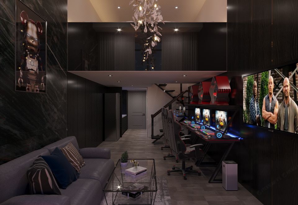 Urban axis、塔景恣享LOFT三人房