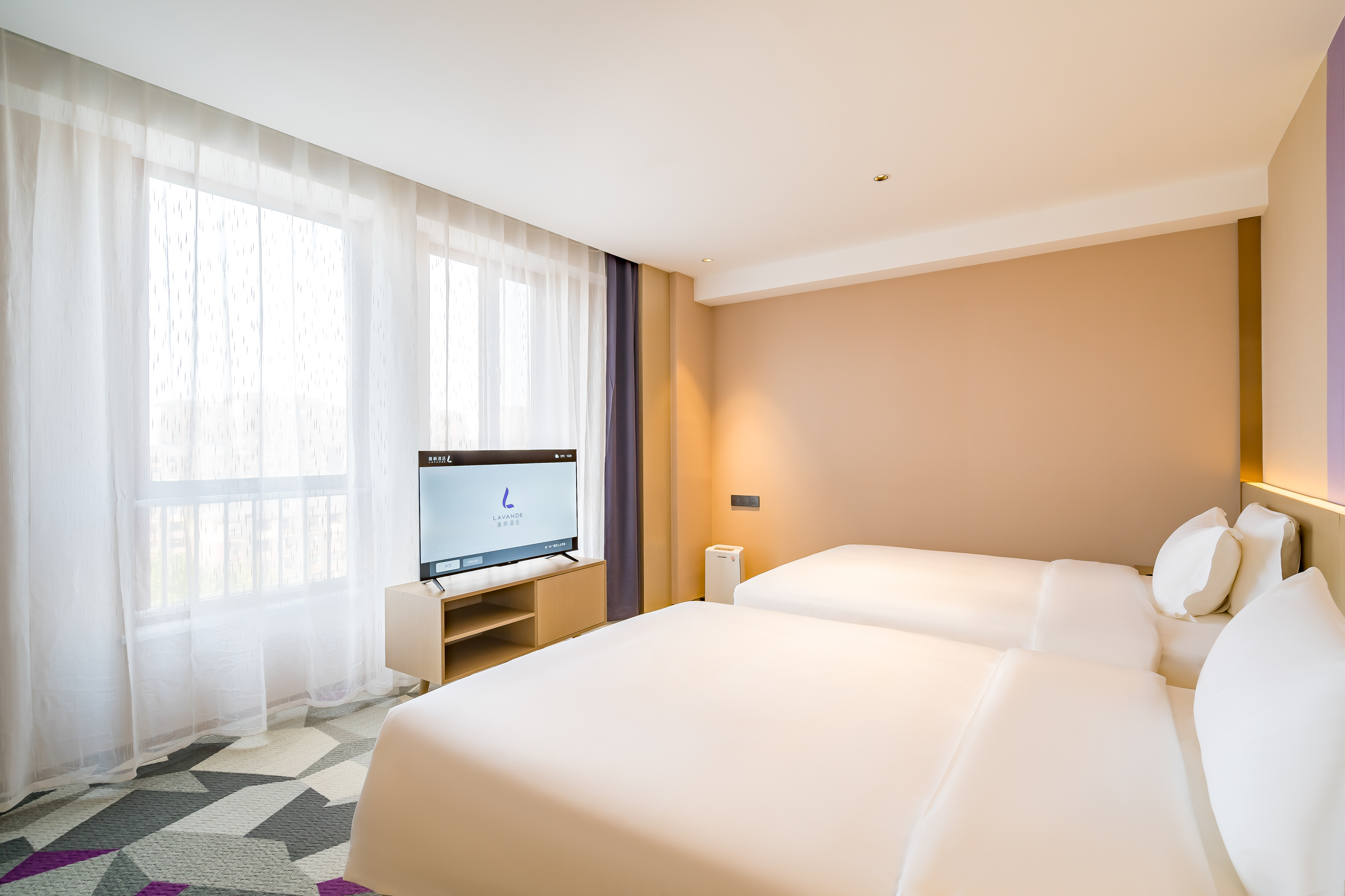 豪华双床房（智能客控+可投屏+慕思床垫）