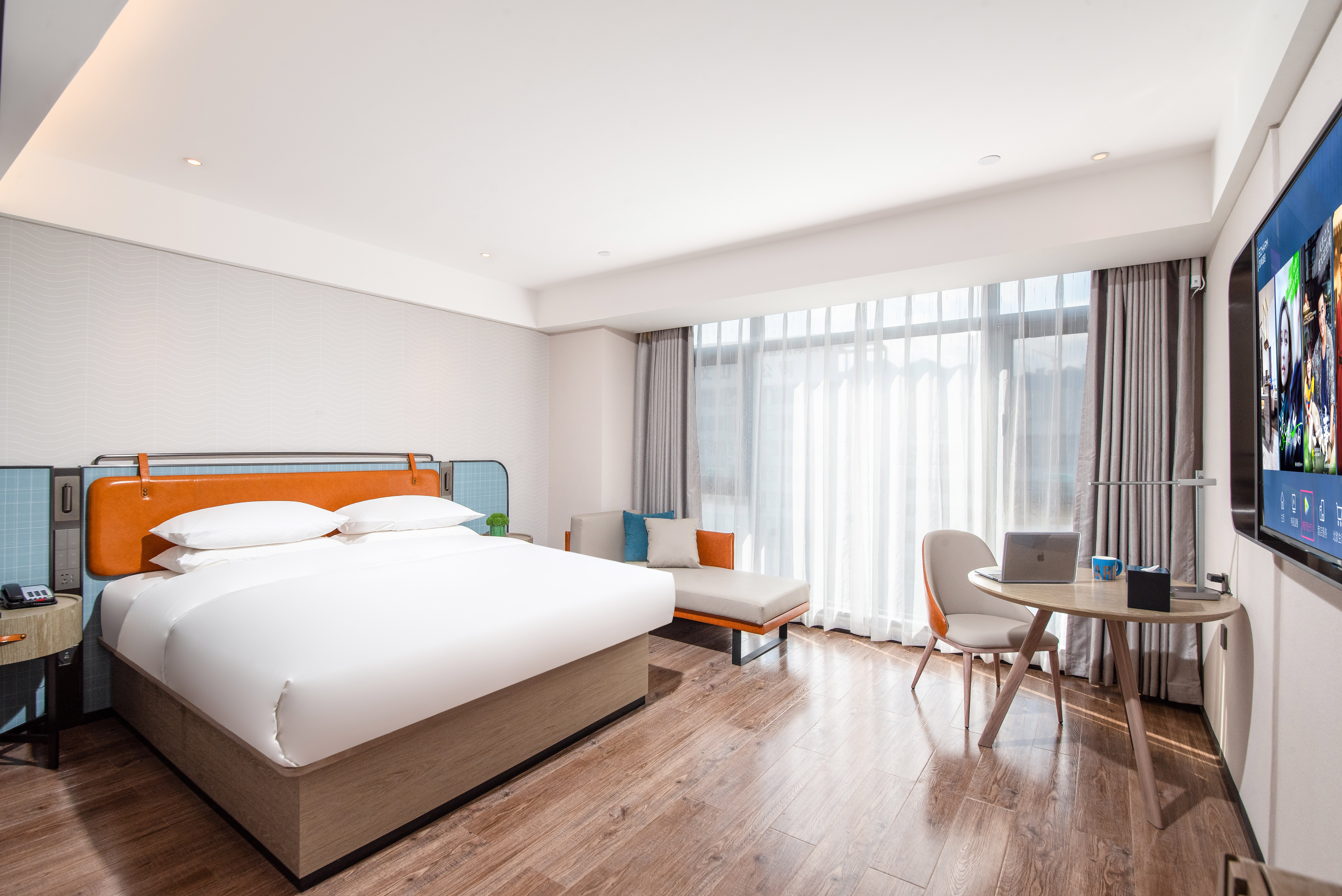 豪华大床房（北欧轻奢风+超大落地窗+舒适床品+乾湿三分离）