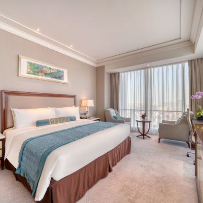 豪華園景大床房 上海中庚聚龍飯店優惠