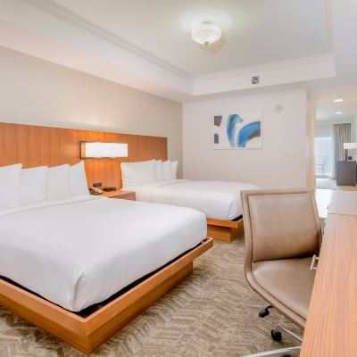 Two Queen Junior Suite with Gulfview