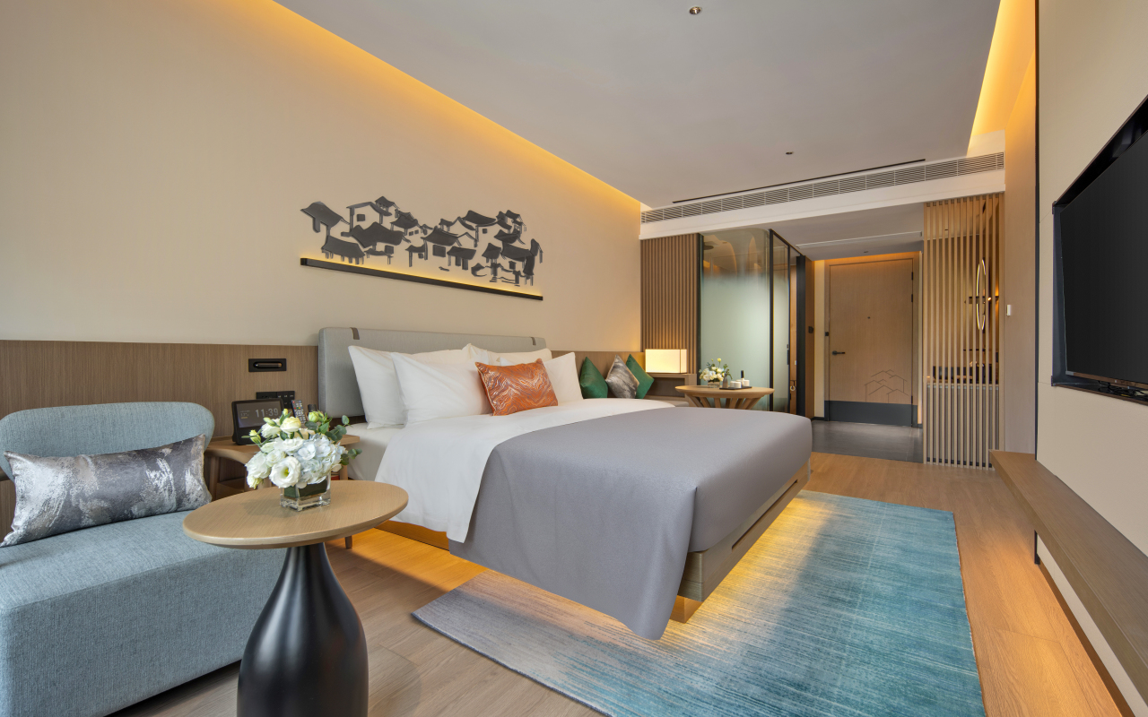 屋檐听雨·观景大床房（阳光满屋+智能马桶）