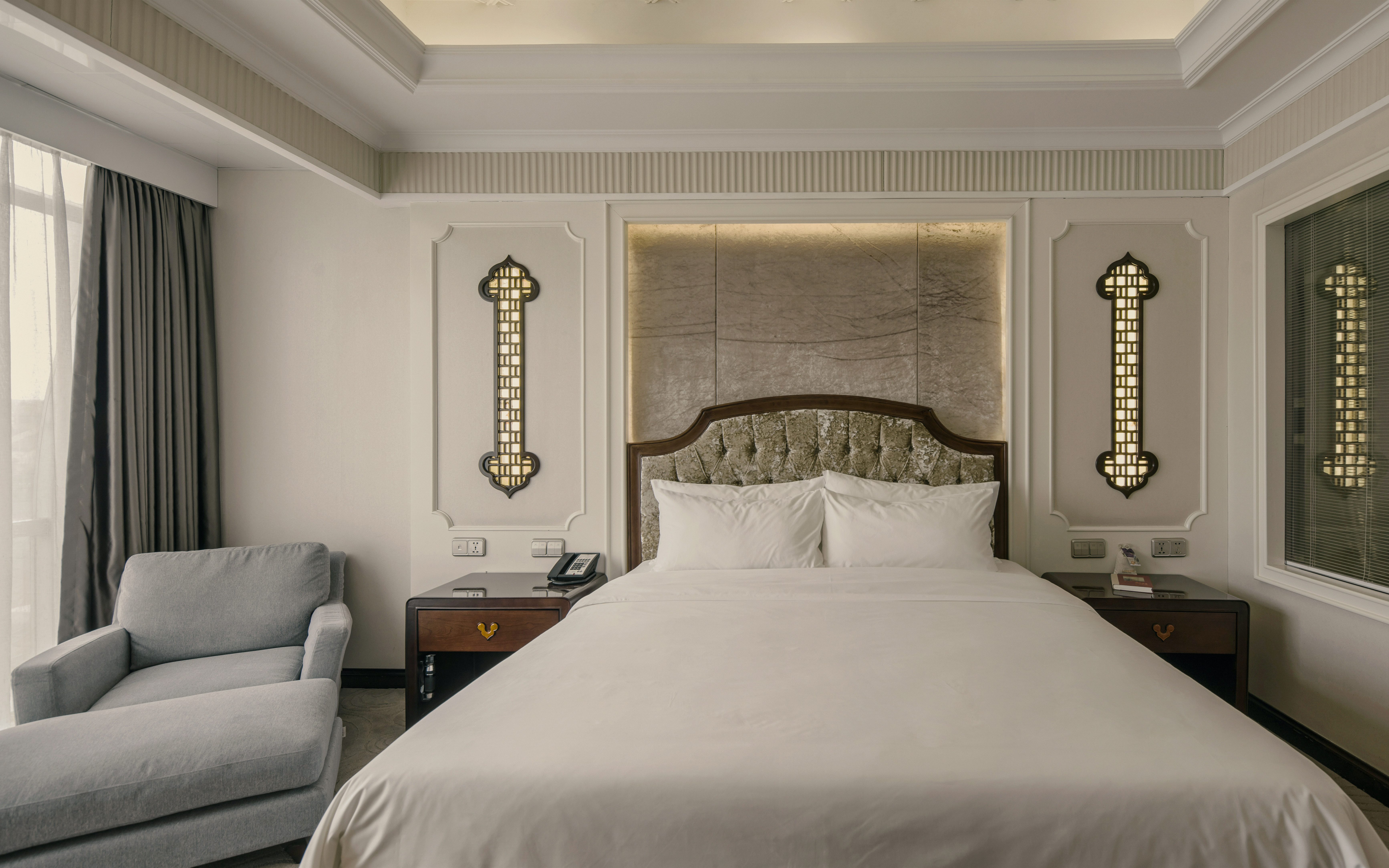 Excemon Ruian Sunshine Hotel豪华大床房（舒适办公区+乾湿分离+静谧好眠）