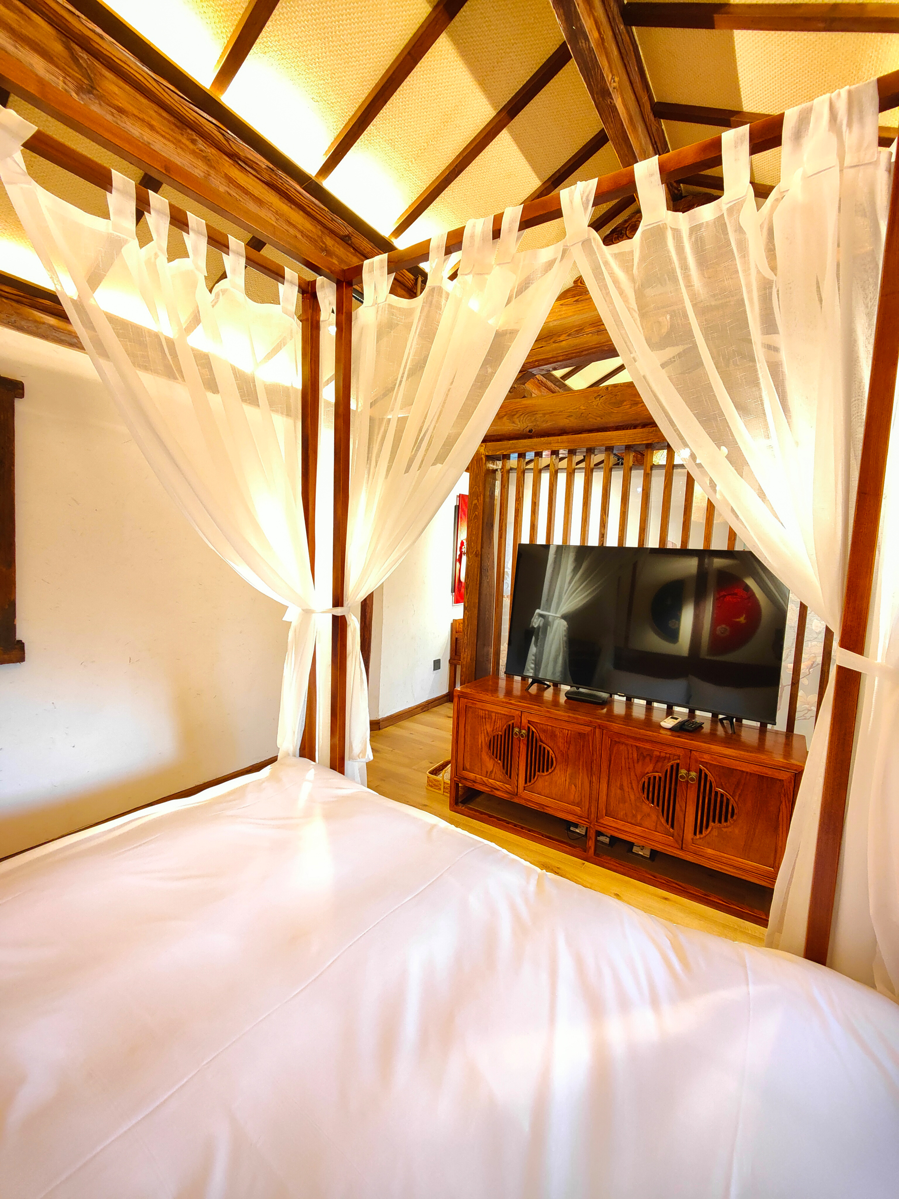 梁家大院—庭院大床房