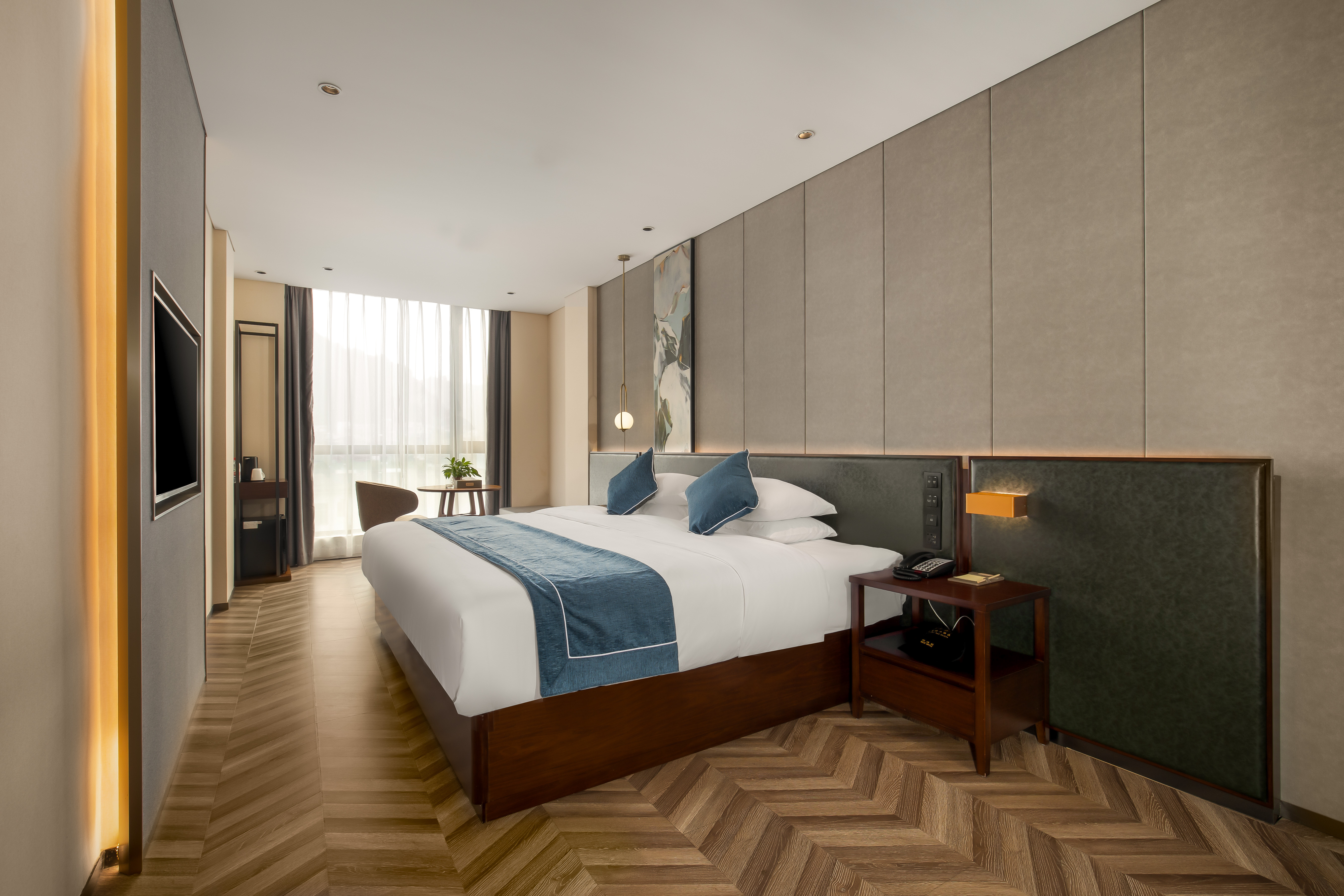 雅致城景大床房