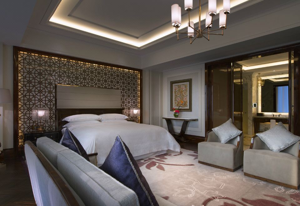 總統套房·頂層云端視野·獨立聚會廳·內置電動馬桶