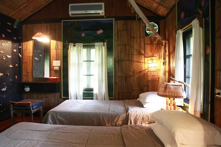 ห้องดีลักซ์พร้อมเครื่องปรับอากาศ