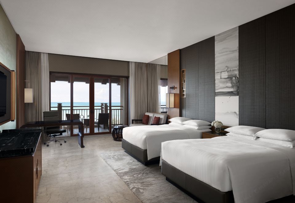 Haikou Marriott HotelExecutive Sea-view Twin Room